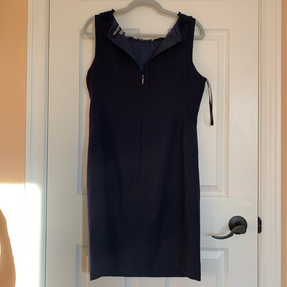Tweed navy dress - Picture 3 of 8